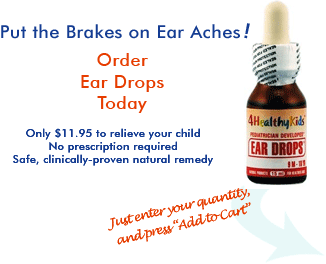 Treat your child's ear ache with Ear Drops.